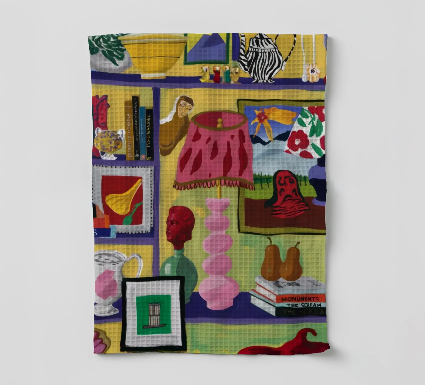 Eclectische vreugdevolle cache theedoek van Opal Strokes