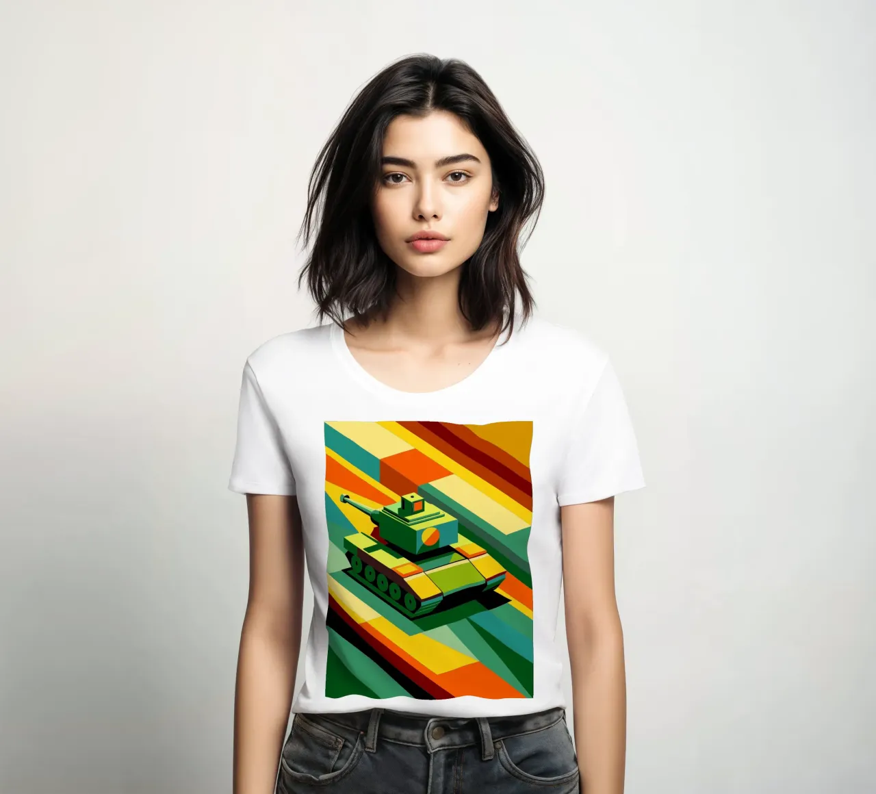 vector tanque camiseta de mujer de Elfath