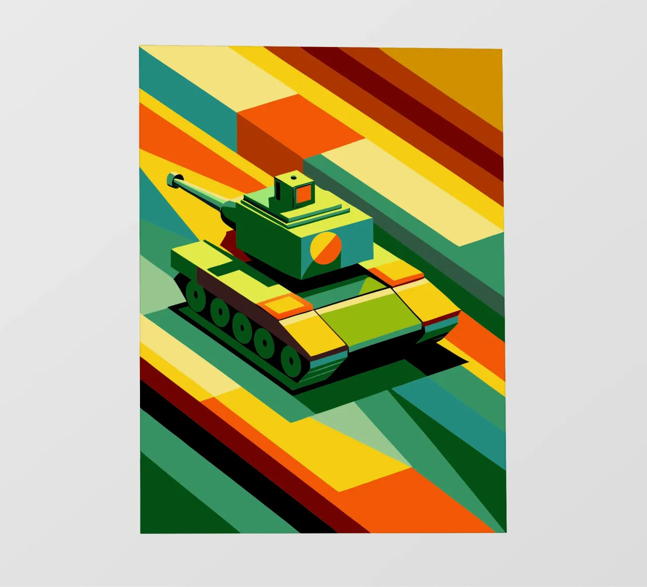 tankvector fotobehang van Elfath