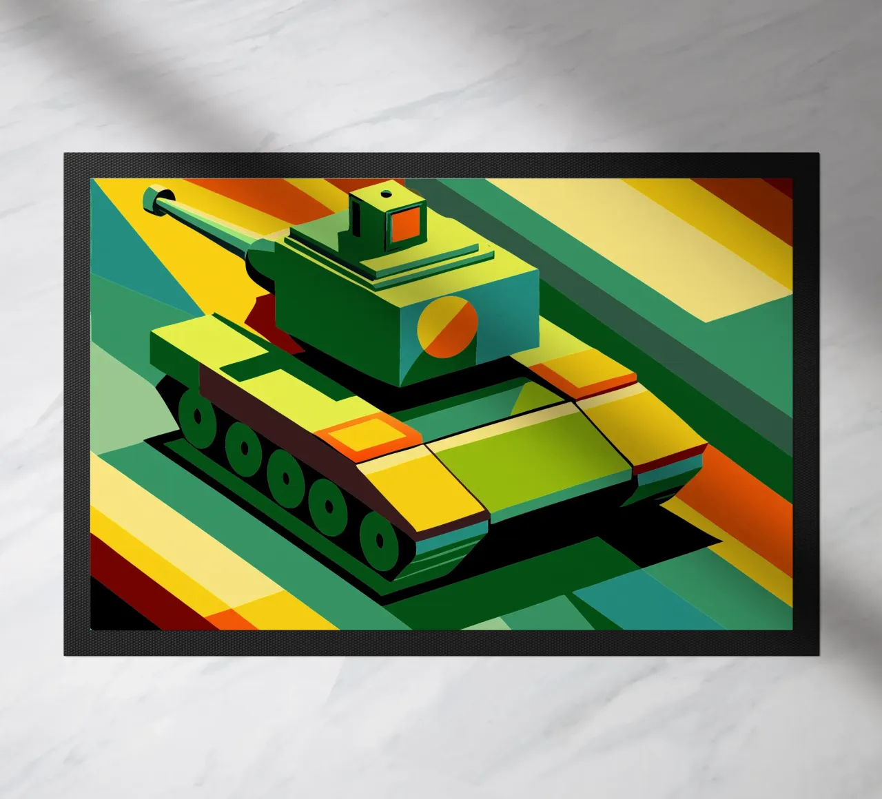 tankvector deurmat van Elfath