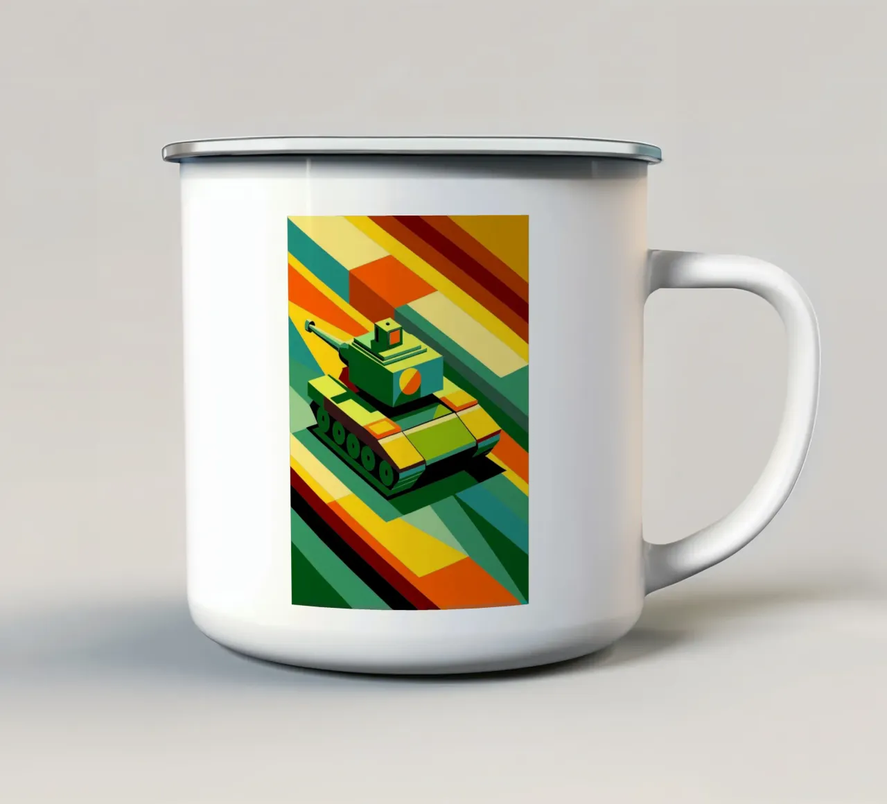 vettore serbatoio tazza in smalto da Elfath