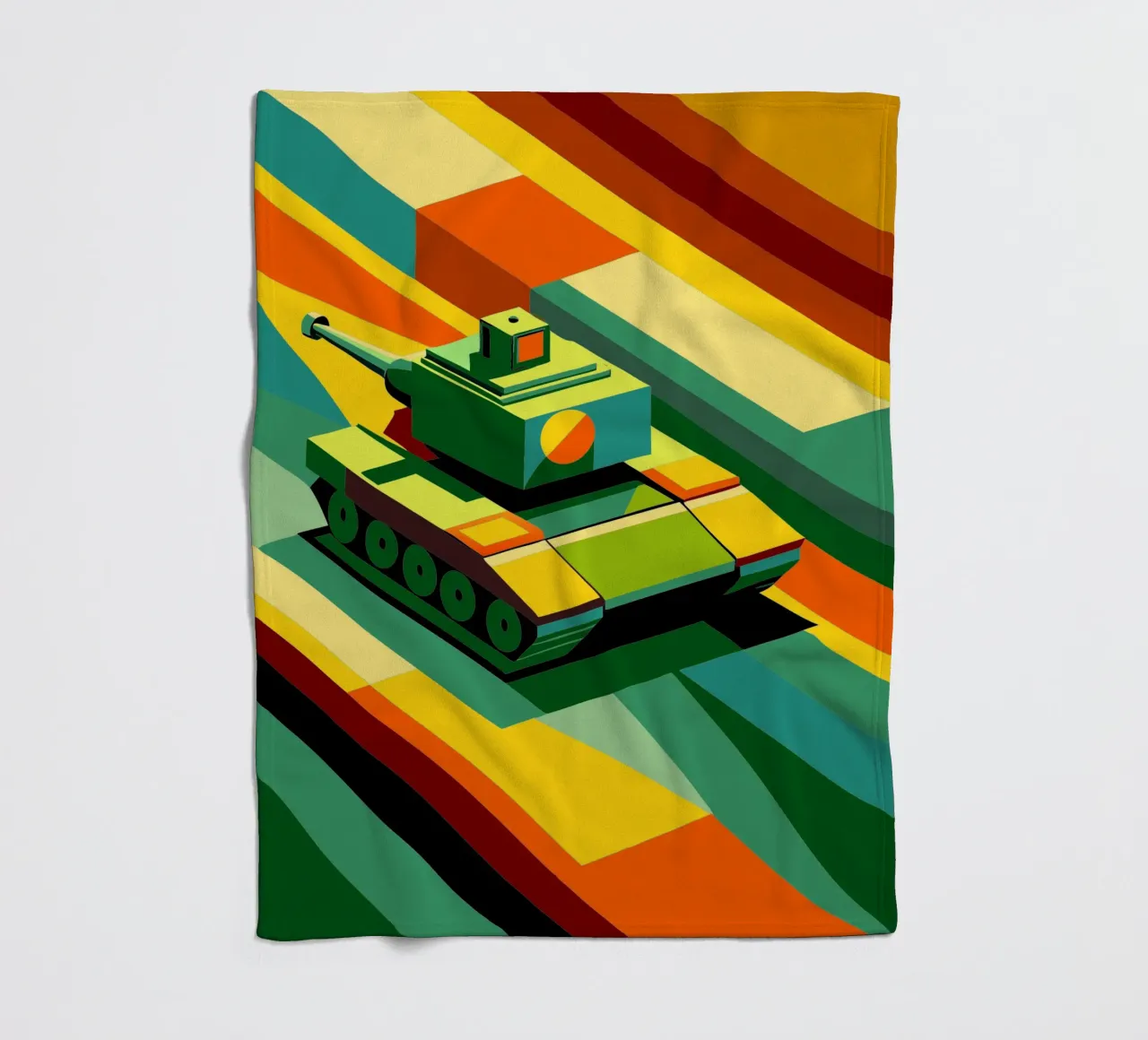 tankvector fleecedeken van Elfath