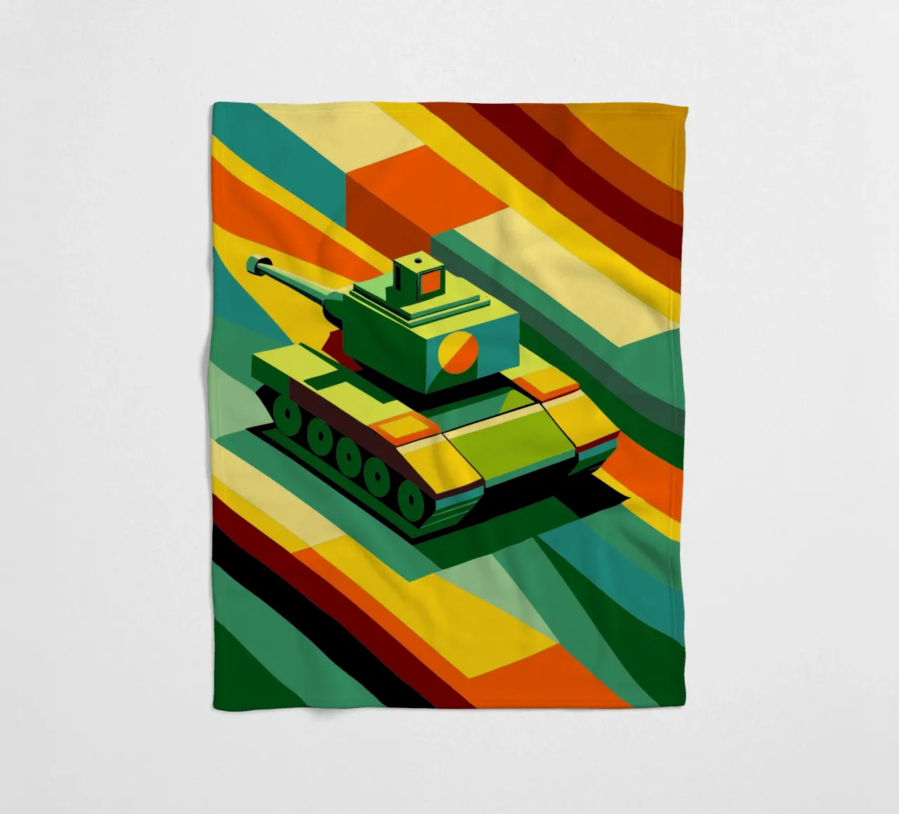 tankvector fleecedeken van Elfath