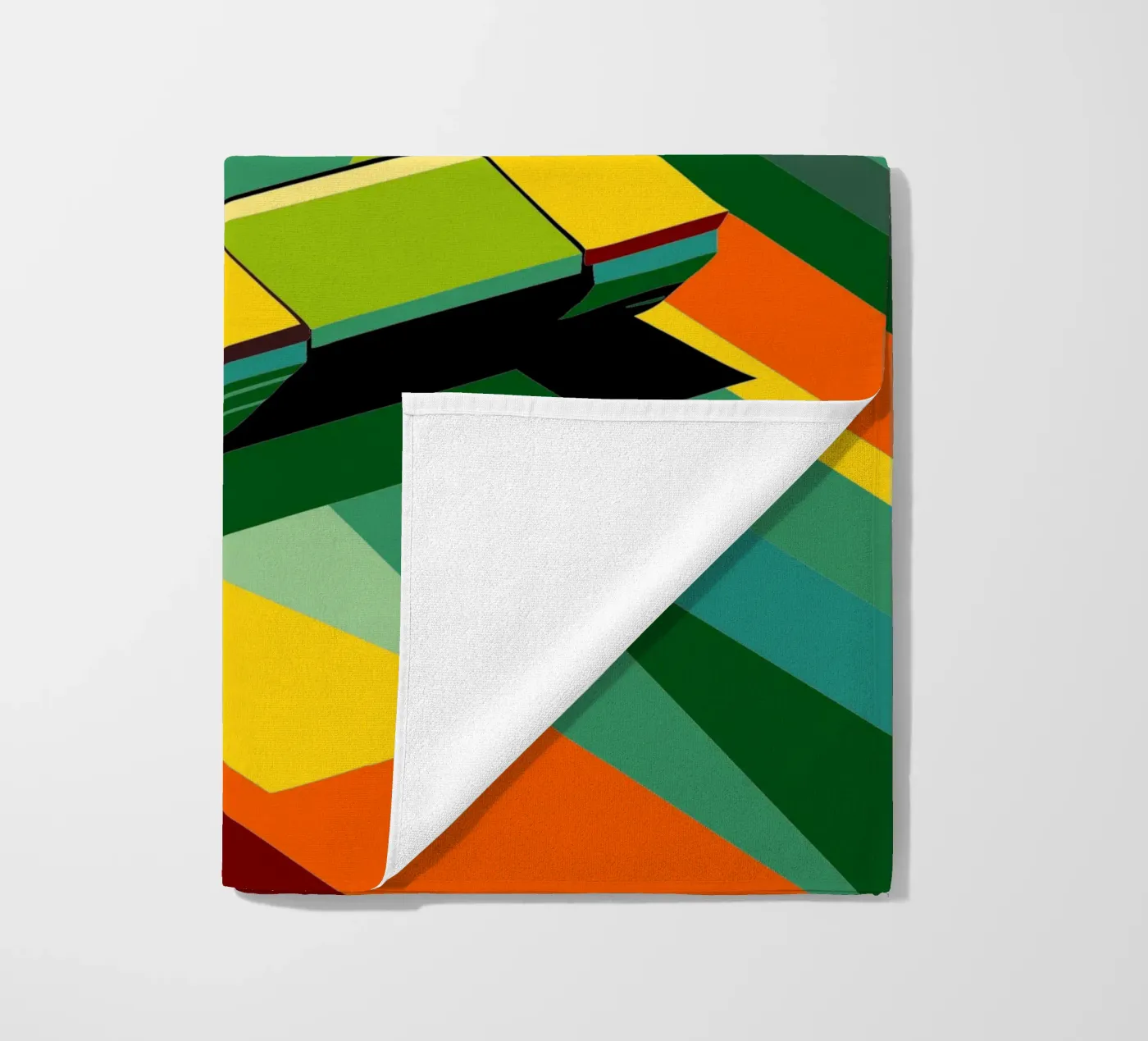 tank vector beach towel by Elfath