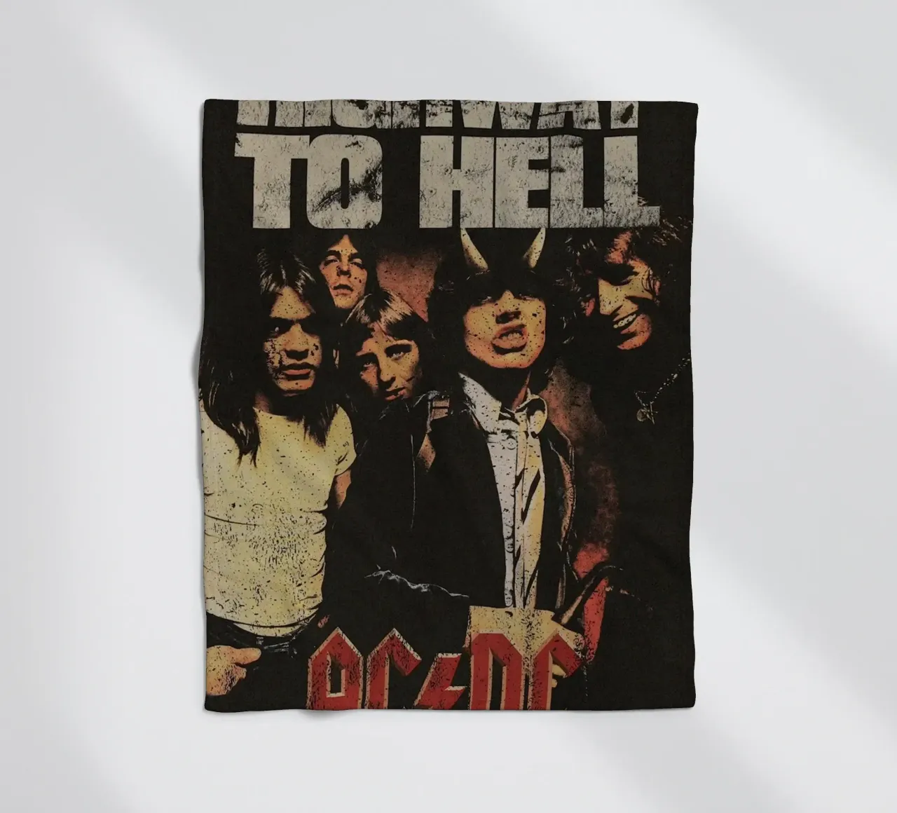 back in black legacy coperta in pile da korve