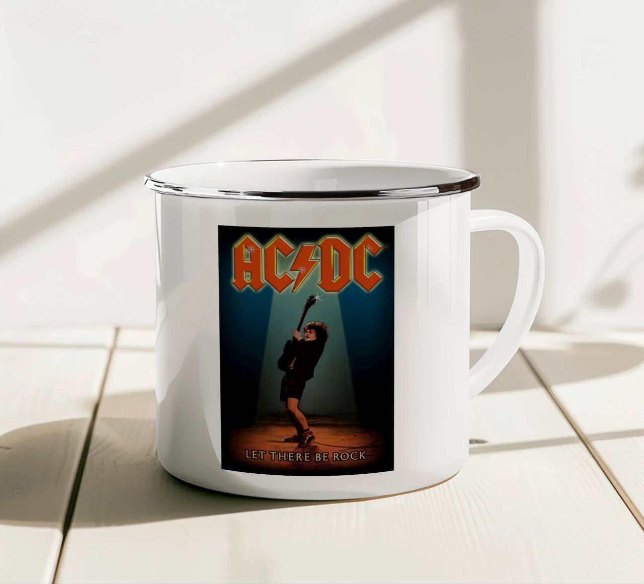 tuono rock and roll tazza in smalto da korve