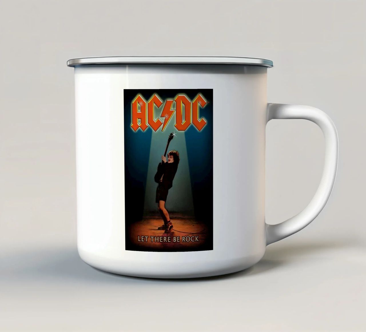 tuono rock and roll tazza in smalto da korve