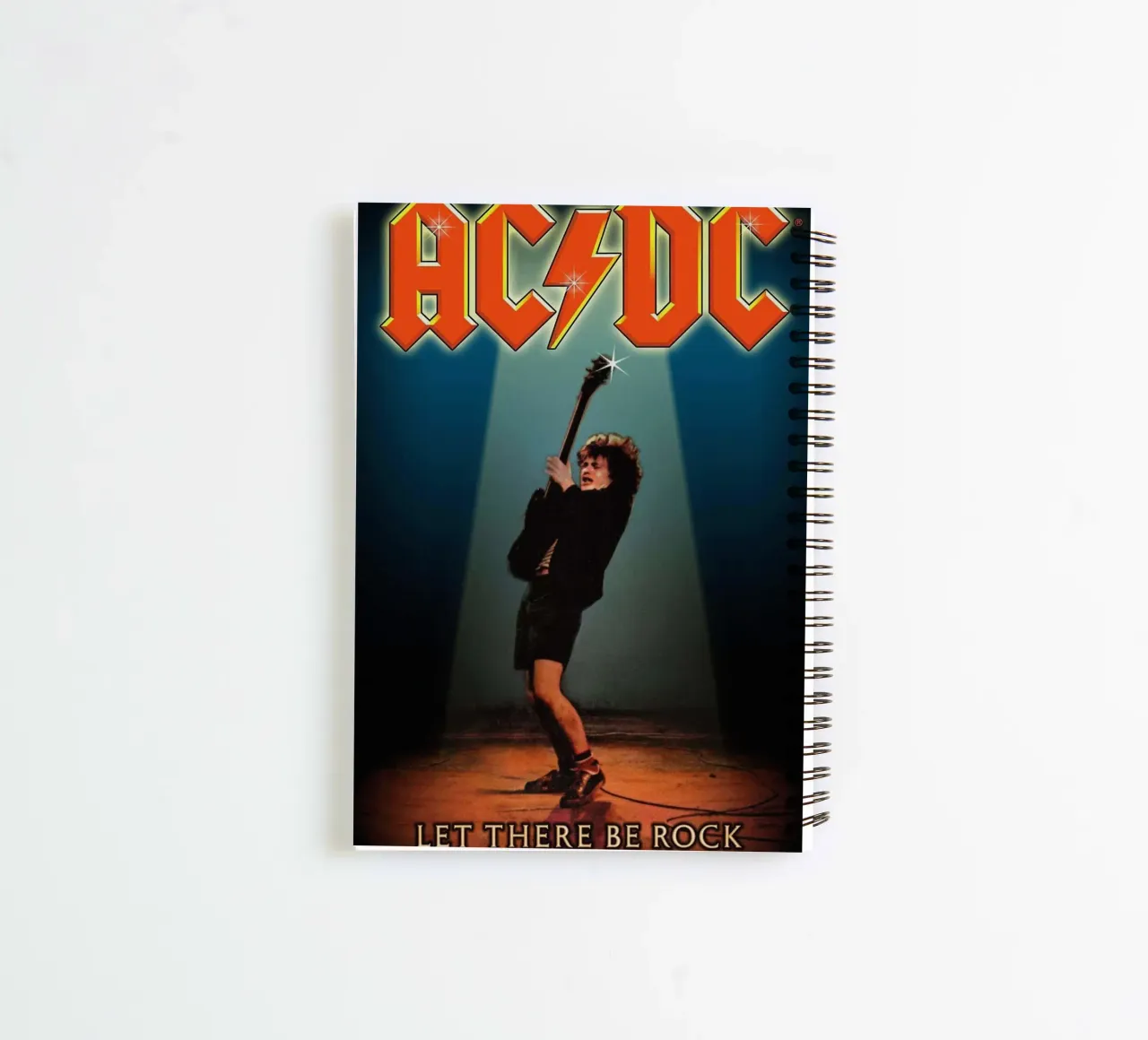 rock and roll thunder spiral notebook by korve