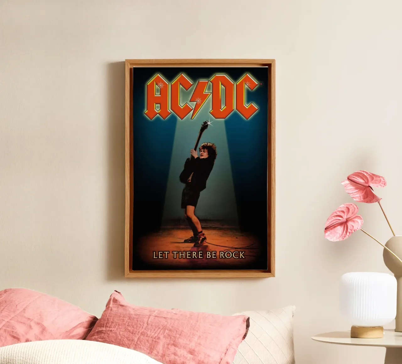 rock and roll thunder canvas by korve
