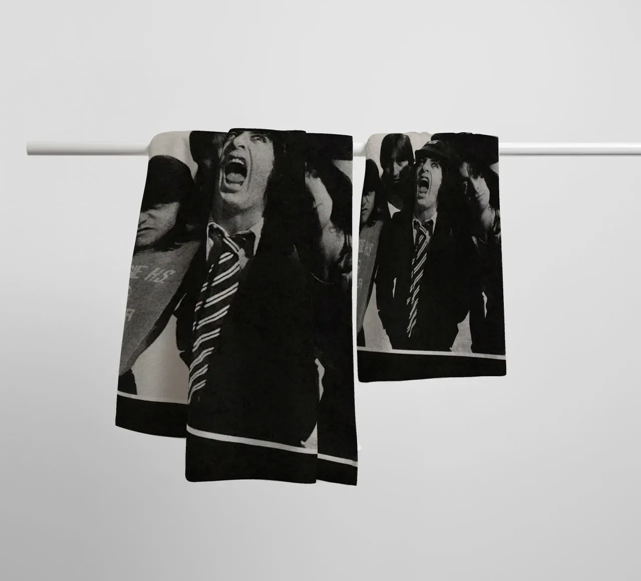 highway to hell again towel by korve