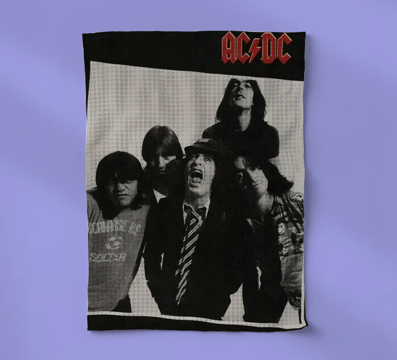 highway to hell again tea towel by korve