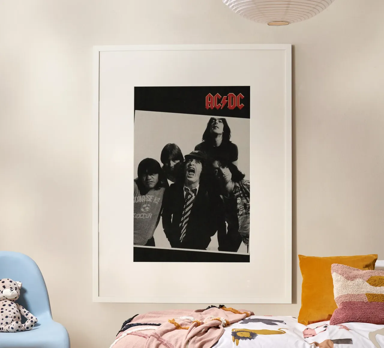 di nuovo l'autostrada per l'inferno poster con telaio in legno da korve
