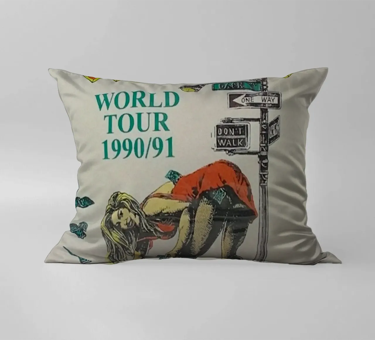 electrifying riffs of acdc decorative cushion by korve