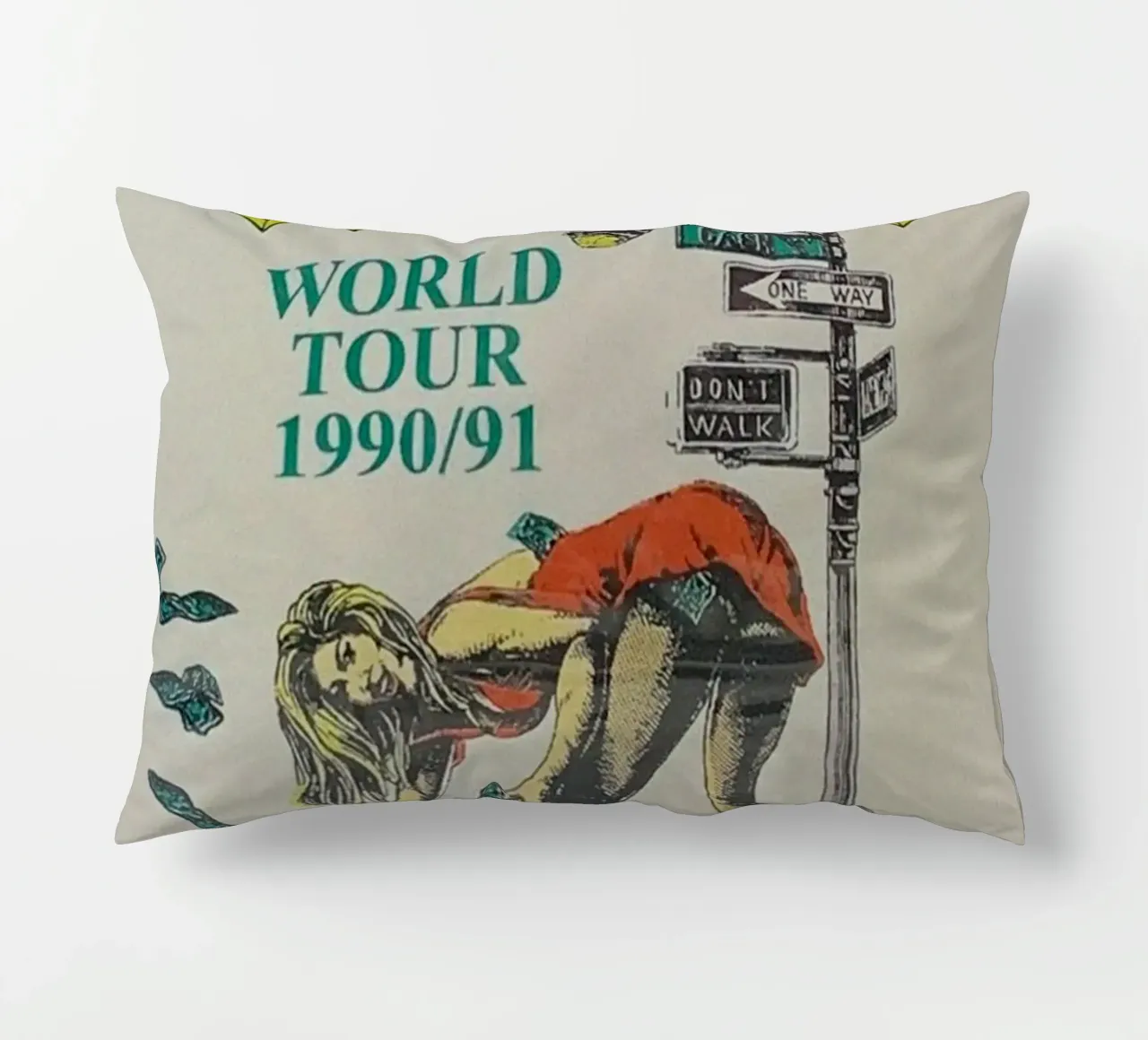 electrifying riffs of acdc decorative cushion by korve