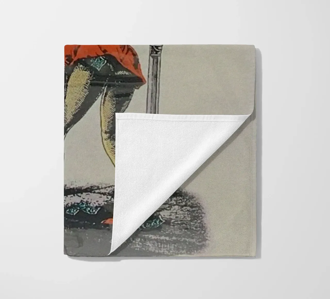 electrifying riffs of acdc beach towel by korve