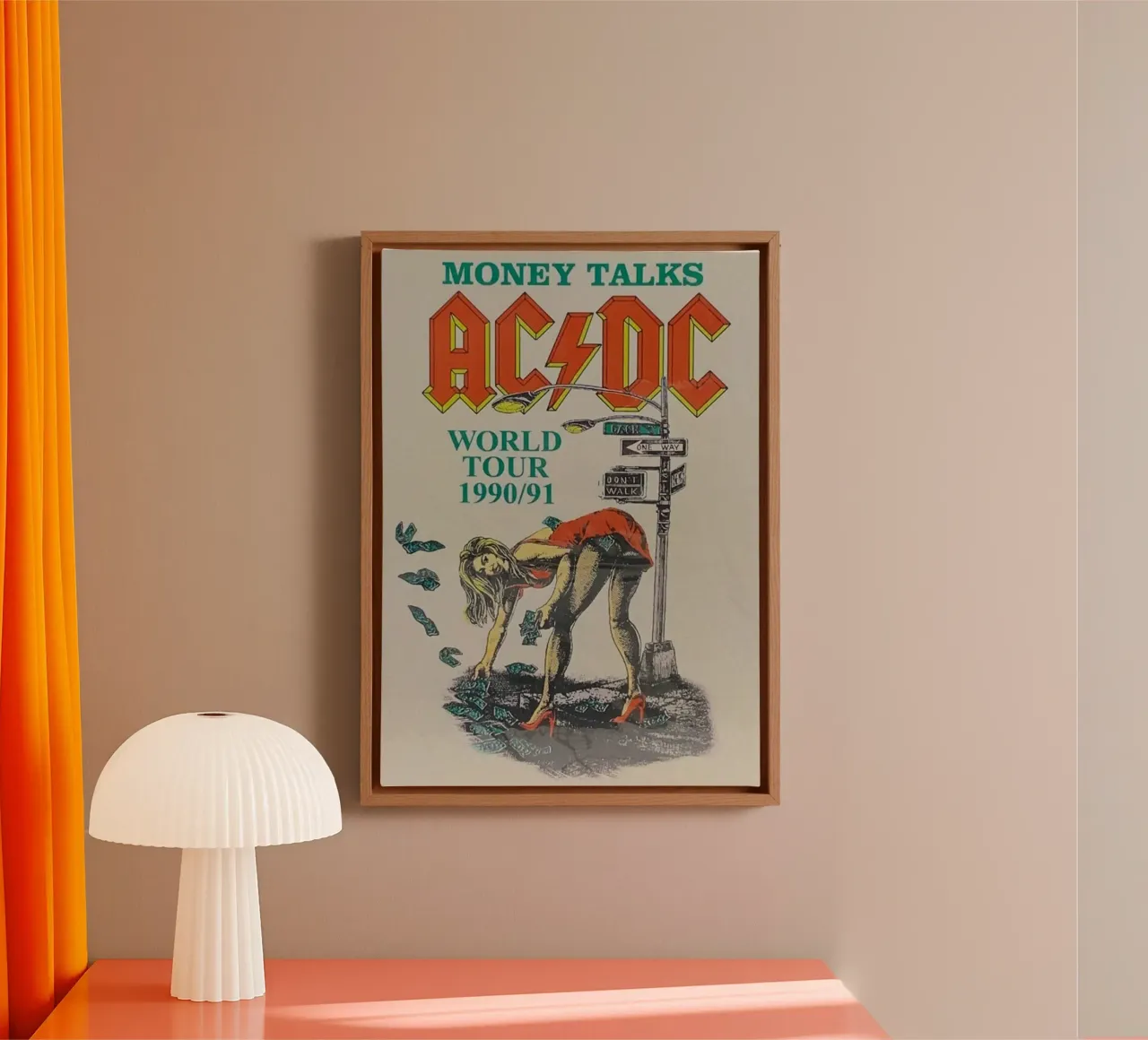electrifying riffs of acdc canvas by korve