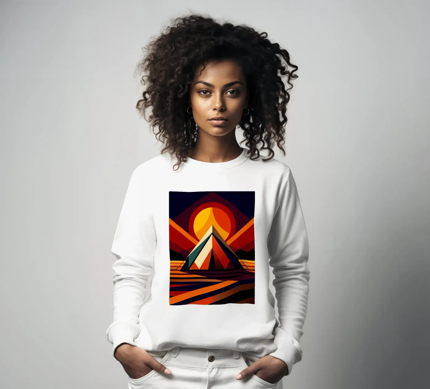 tentvector sweatshirt van Elfath