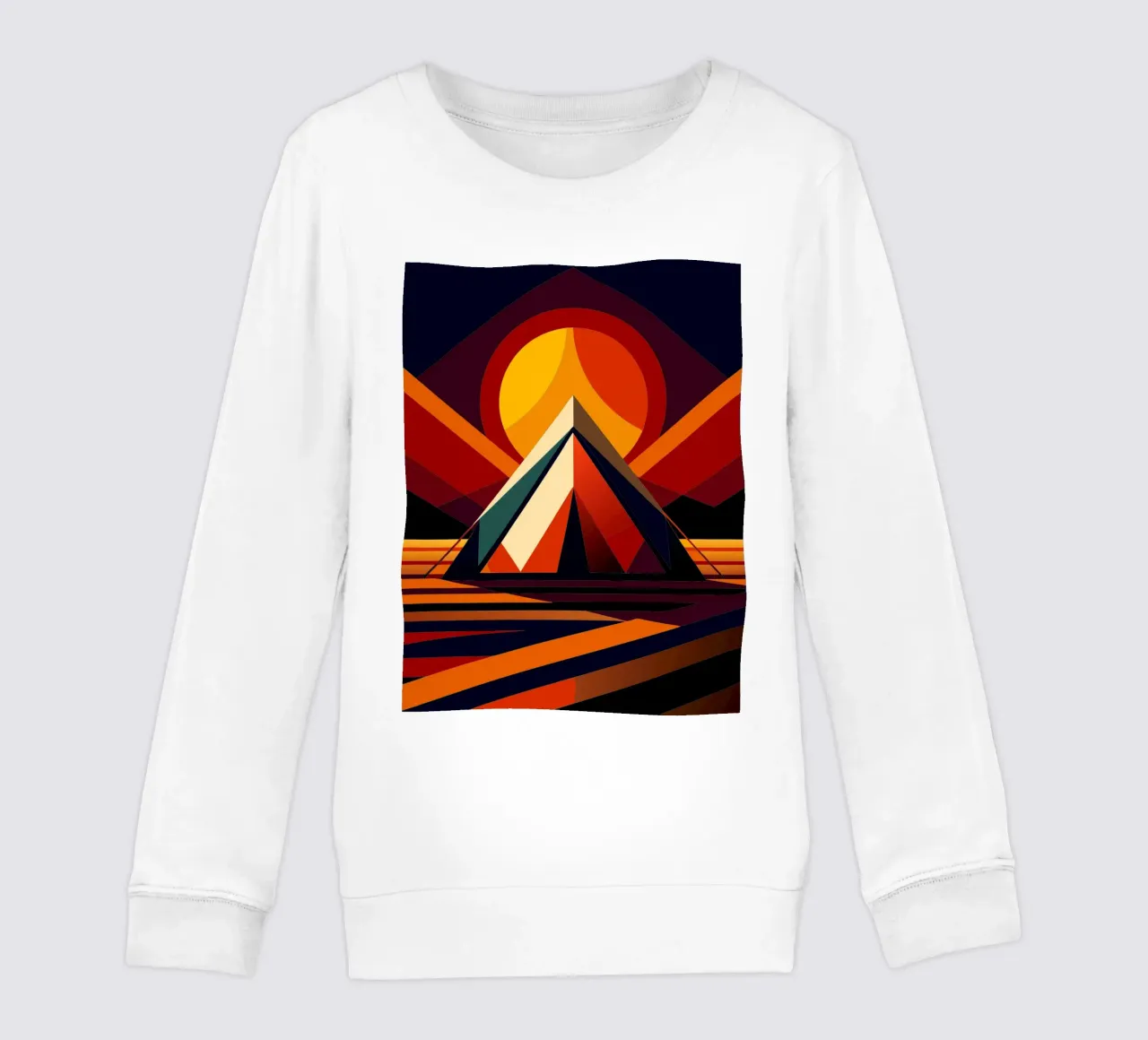 tent vector kids sweatshirt by Elfath