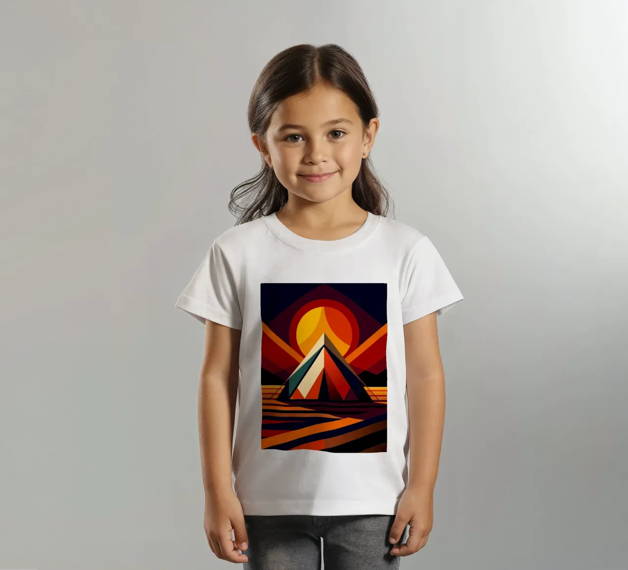 tent vector kinder t-shirt van Elfath