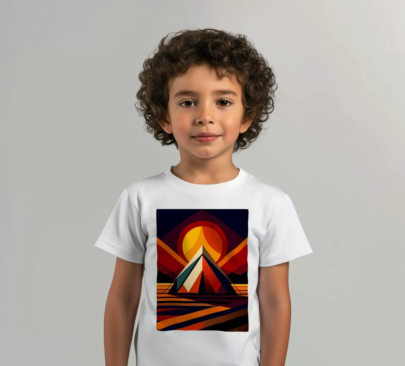 tent vector kinder t-shirt van Elfath