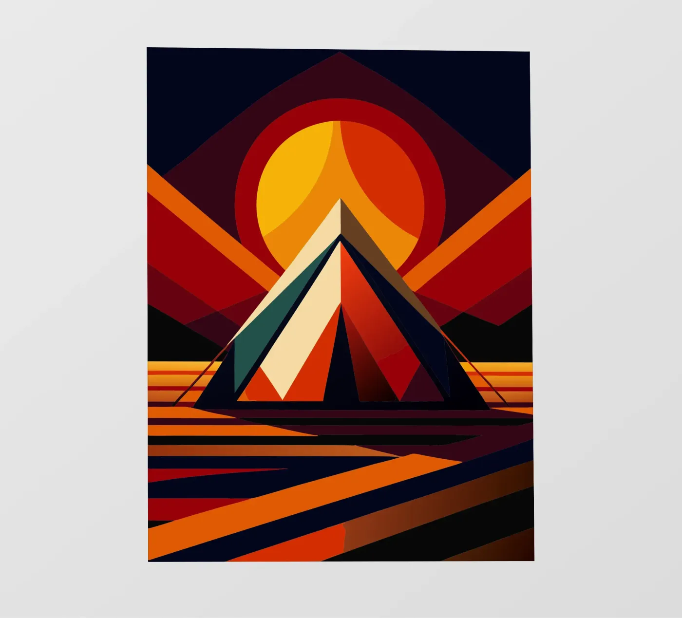 tent vector fotobehang van Elfath