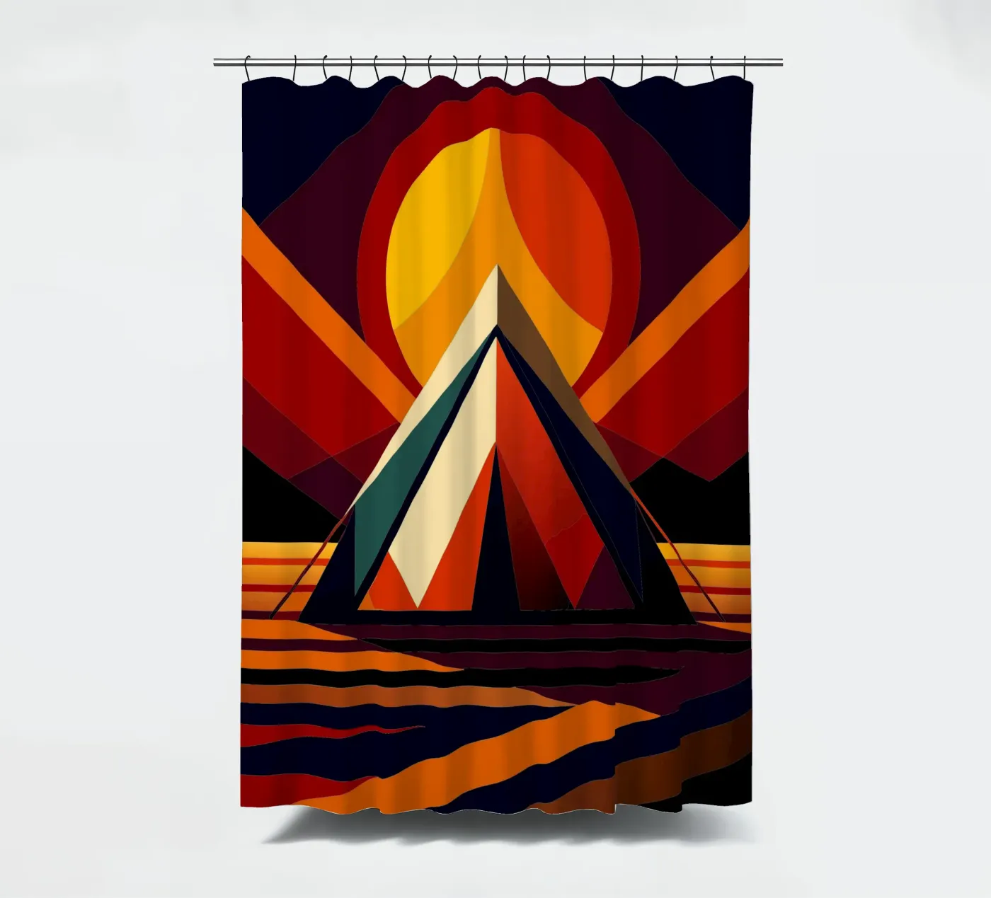 tentvector douchegordijn van Elfath