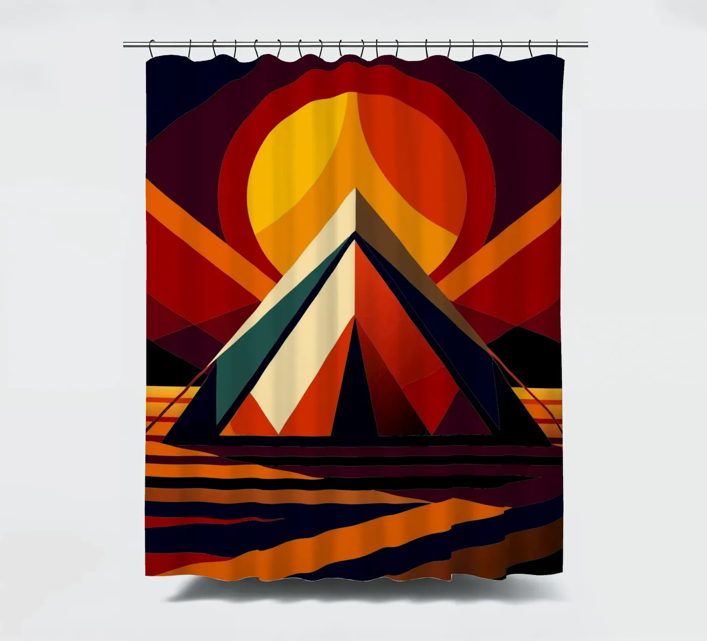 tentvector douchegordijn van Elfath