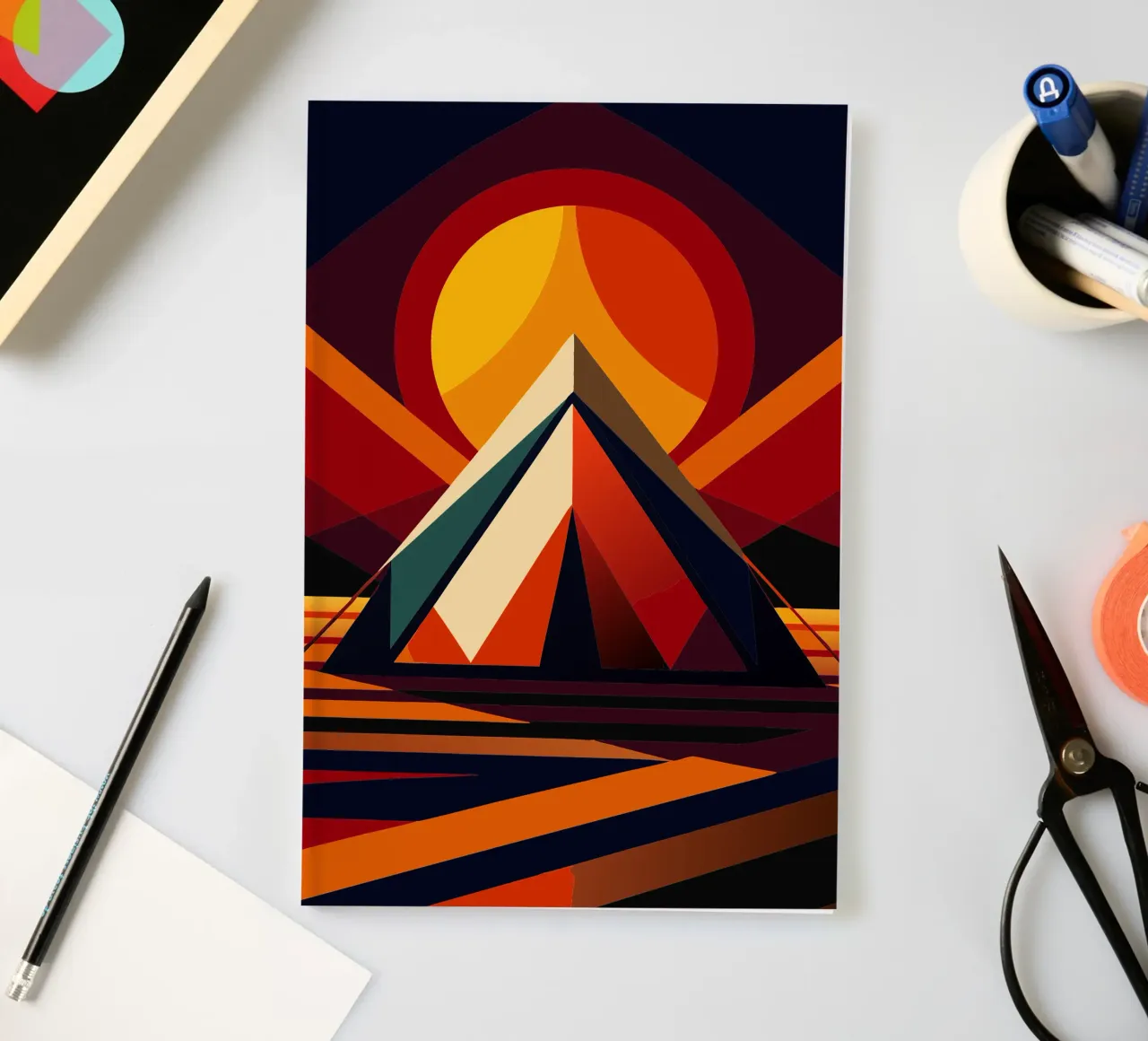 tent vector notebook by Elfath