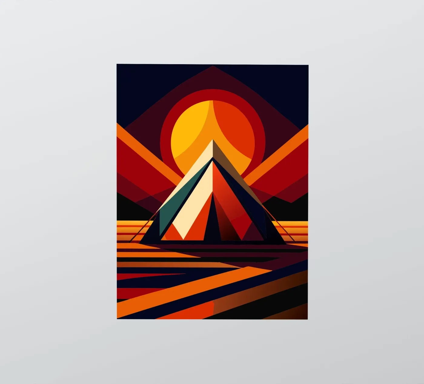 tent vector sticker by Elfath