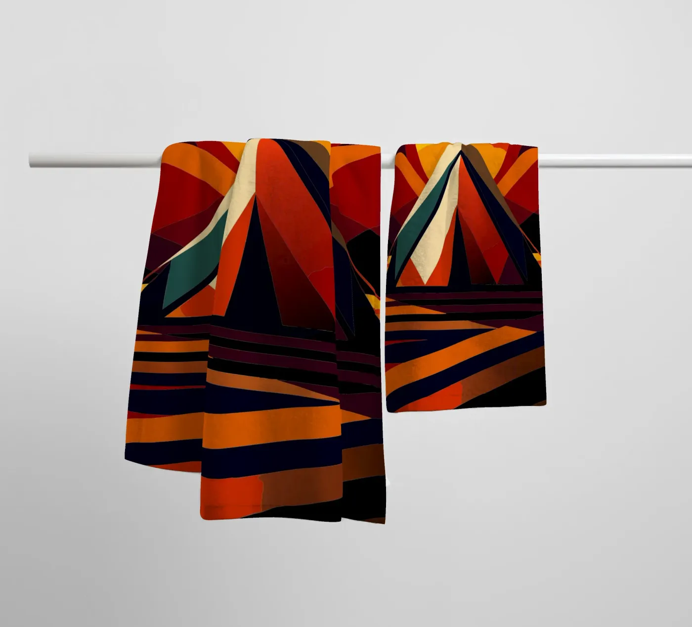 tent vector badhanddoek van Elfath