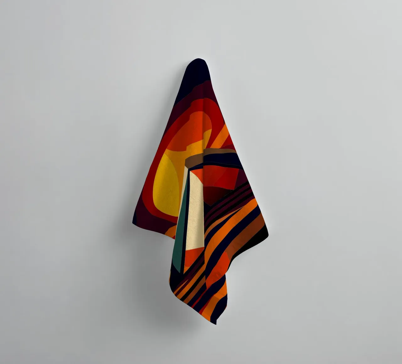 tent vector towel by Elfath