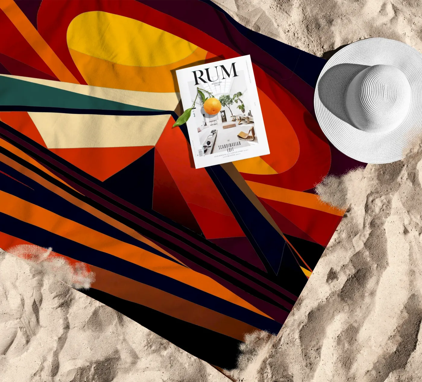 tent vector beach towel by Elfath