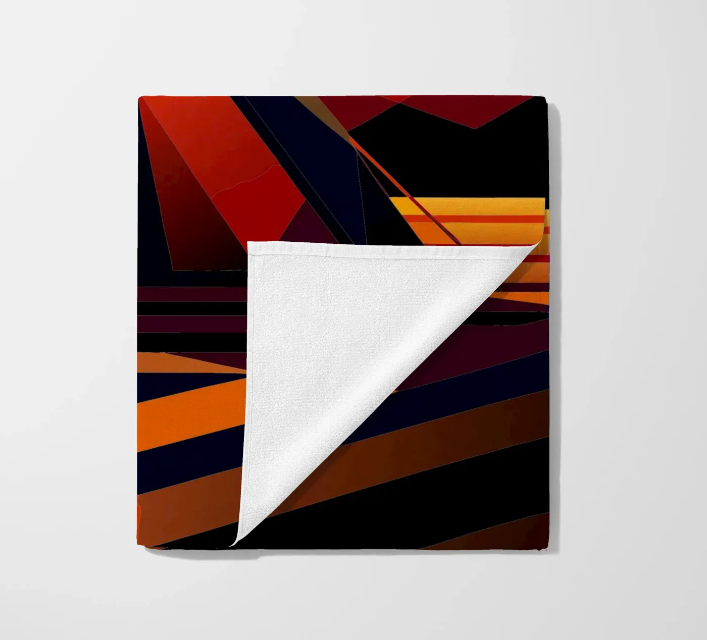 tent vector beach towel by Elfath