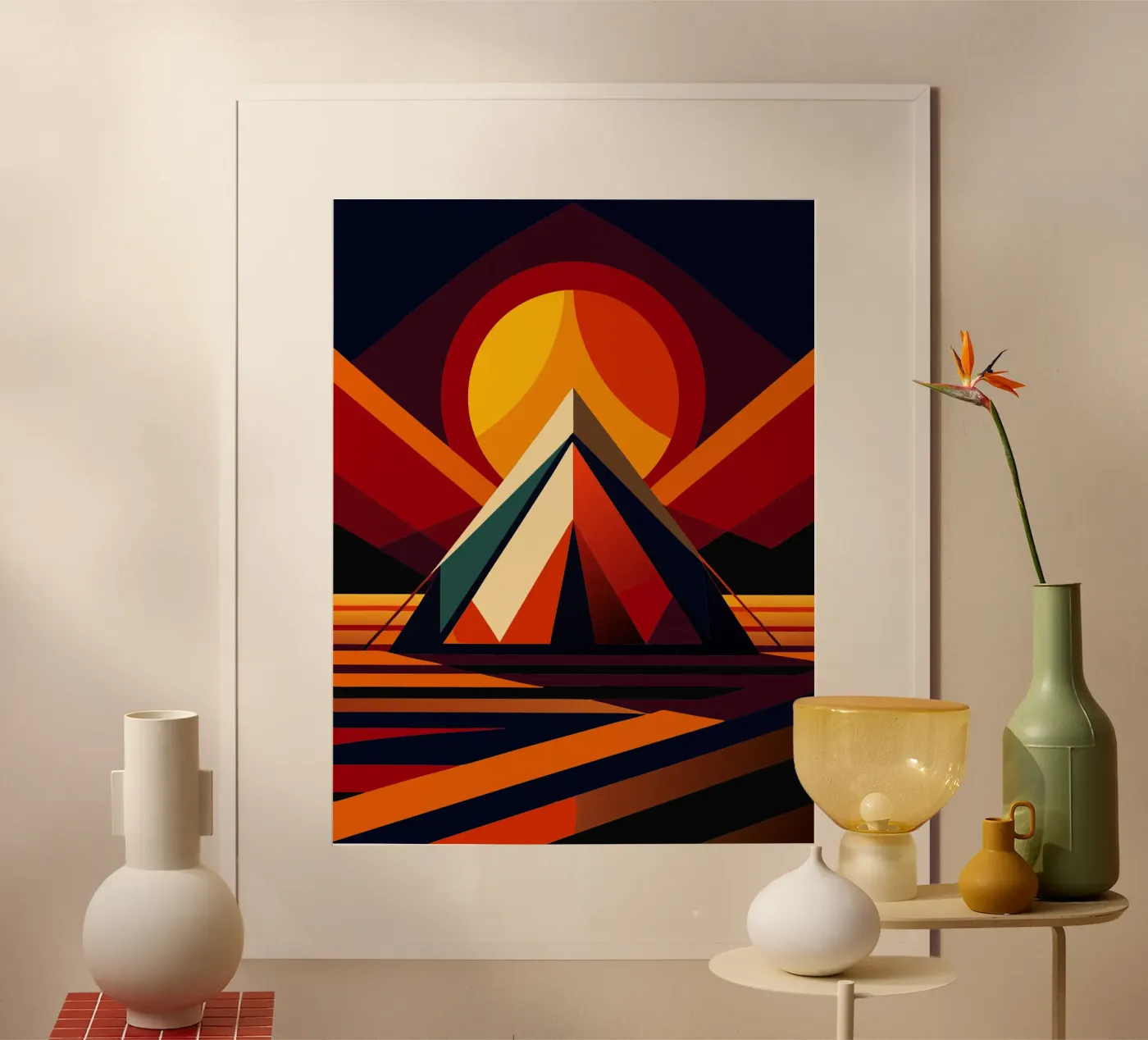 tent vector poster van Elfath