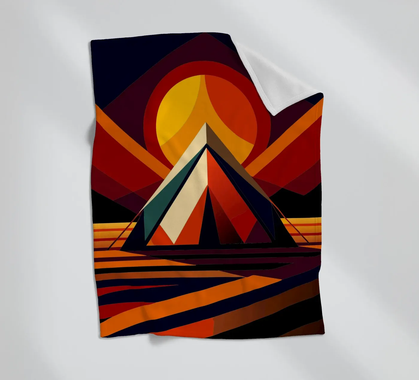 tent vector Fleecedecke von Elfath