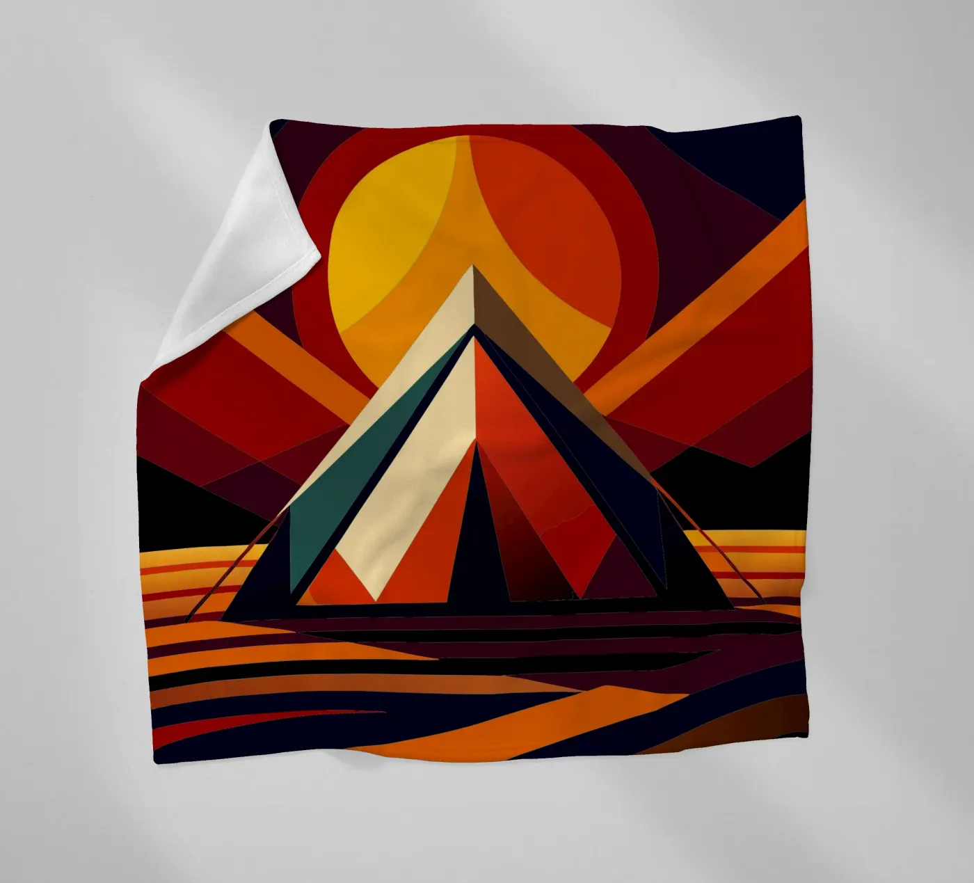 tent vector Fleecedecke von Elfath