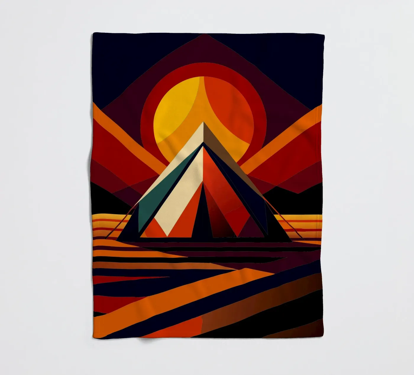 tent vector Fleecedecke von Elfath