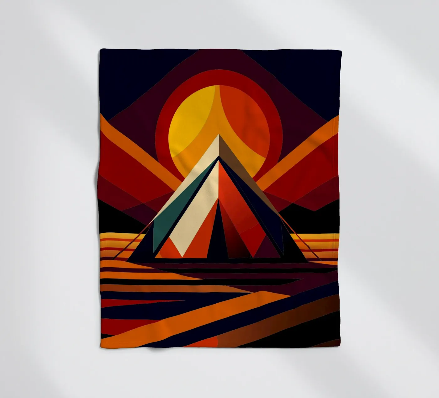 tent vector Fleecedecke von Elfath