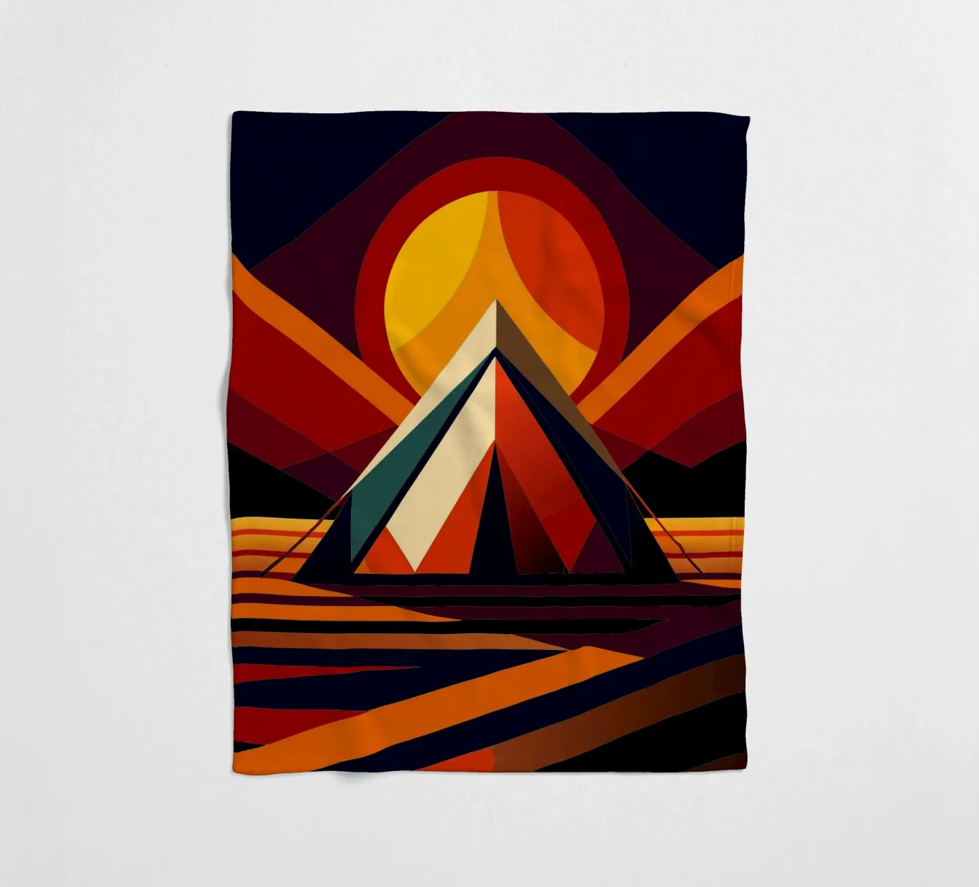 tent vector Fleecedecke von Elfath