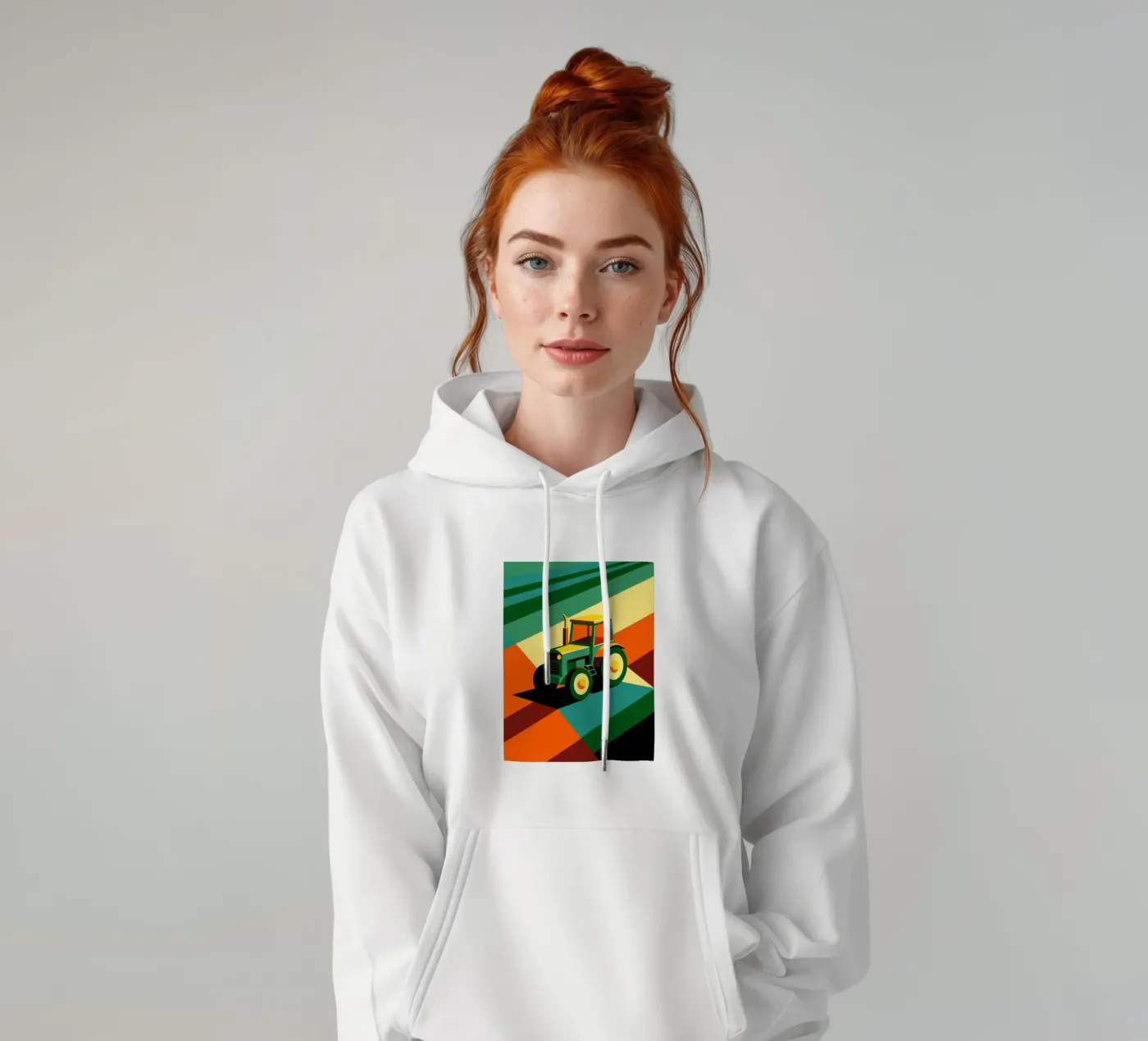 tracktor vector hoodie by Elfath