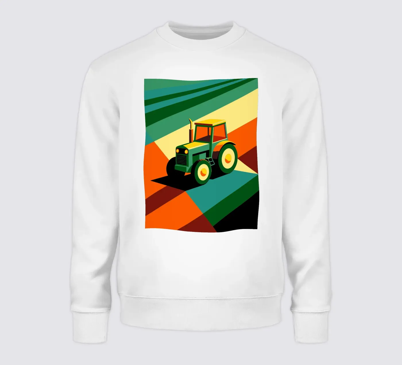 tracktor vector sweatshirt by Elfath