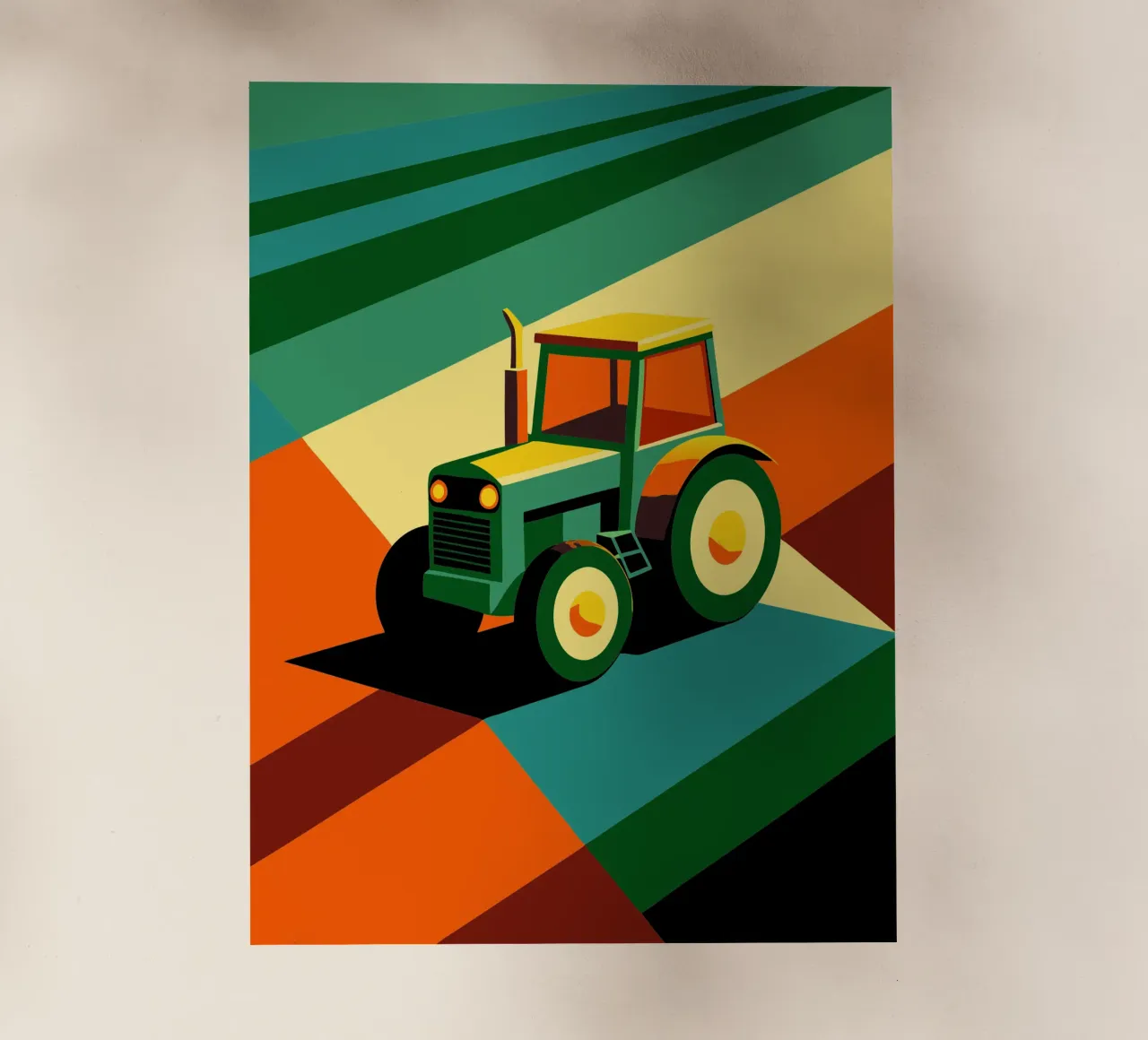 vettore tracktor pellicola backlit da Elfath