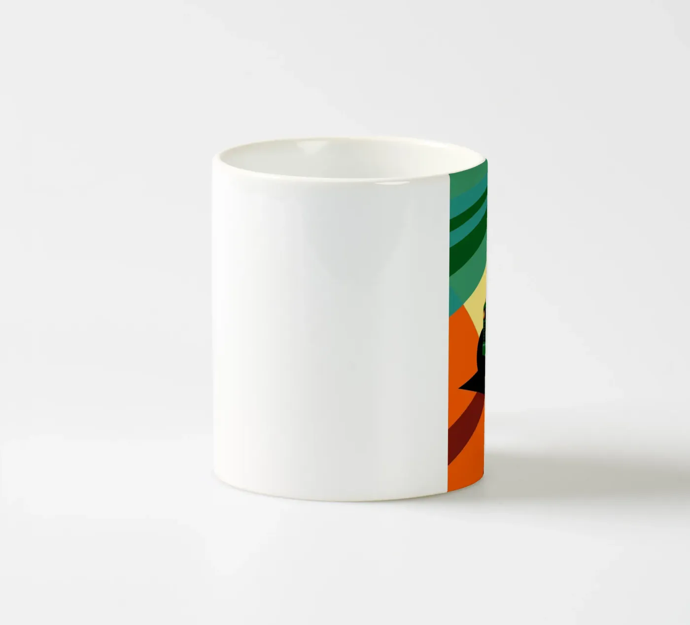 tracktor vector ceramic mug by Elfath