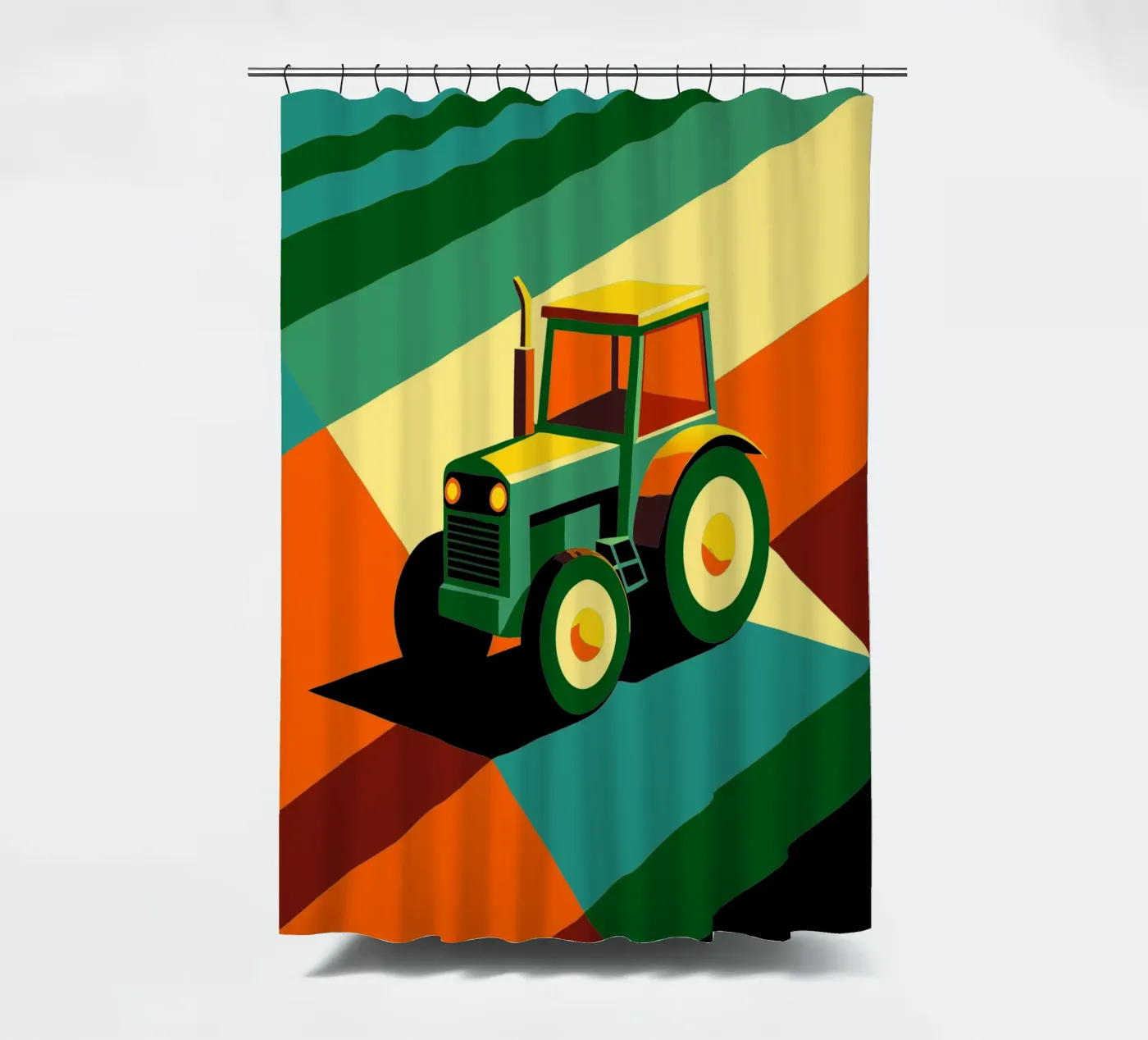 tracktor vector douchegordijn van Elfath