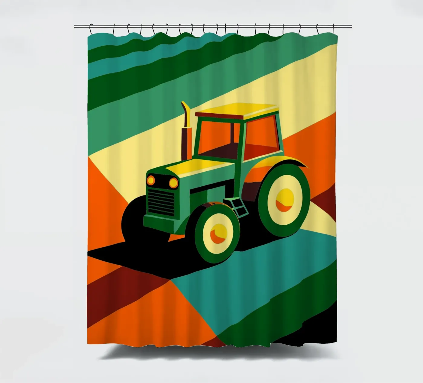 tracktor vector douchegordijn van Elfath