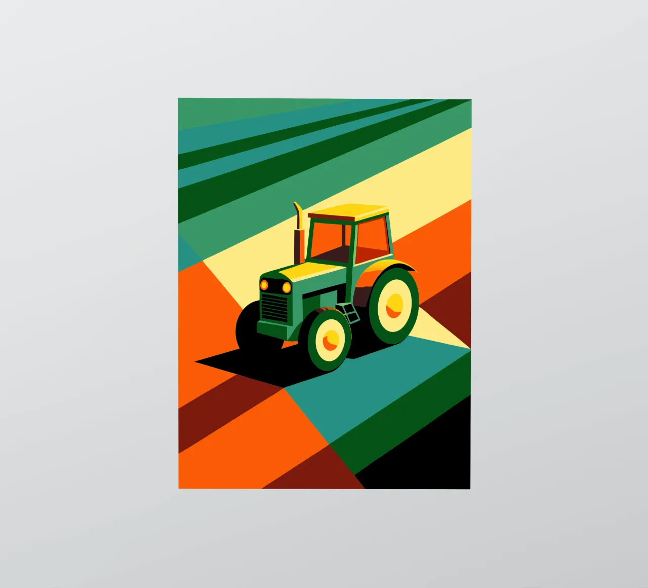 tracktor vector sticker by Elfath