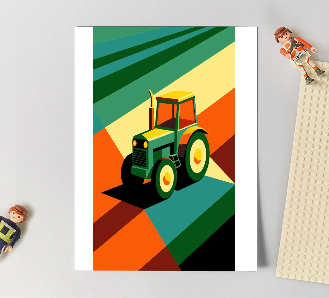 tracktor vector sticker sheet by Elfath