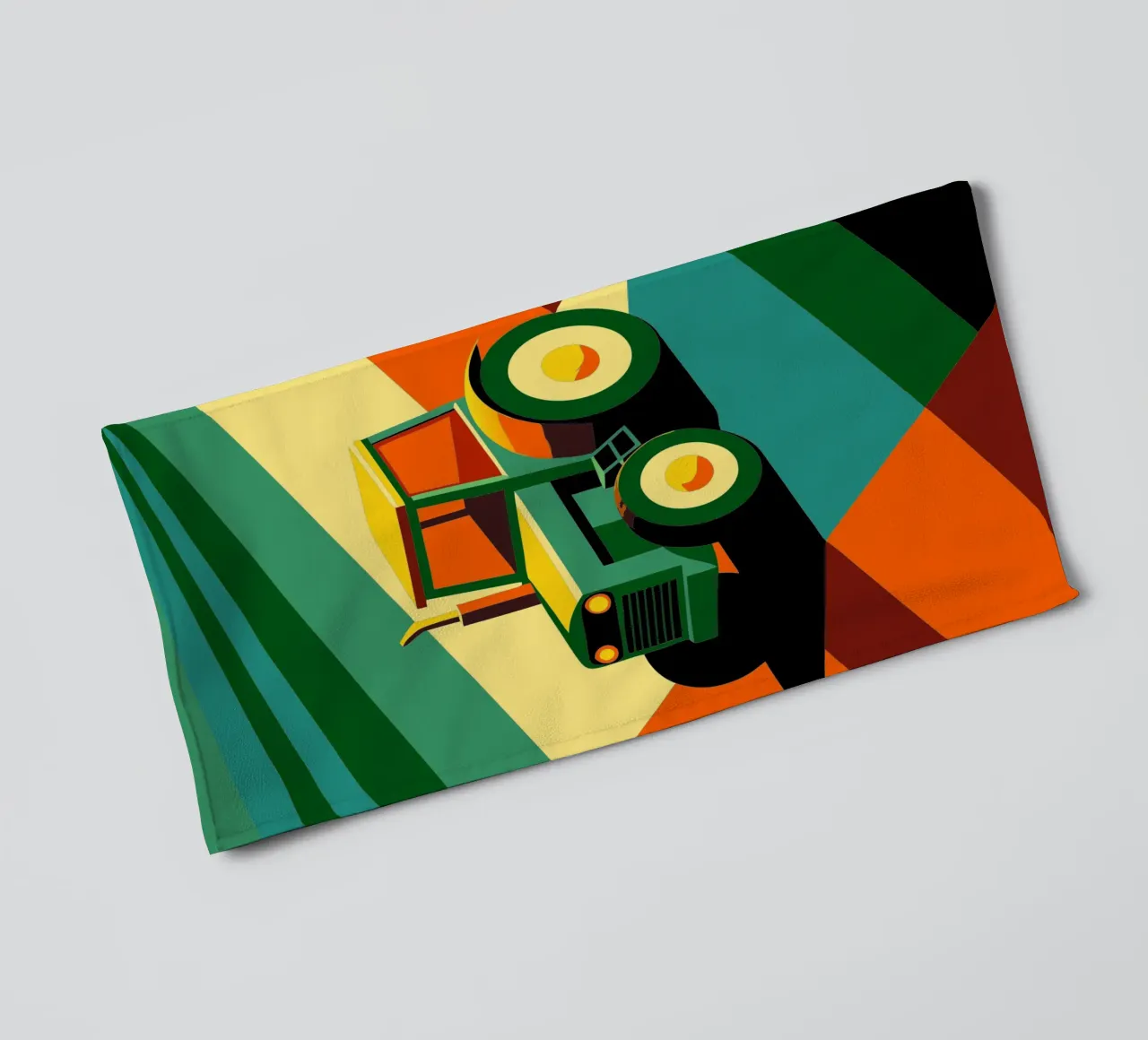 tracktor vector badhanddoek van Elfath