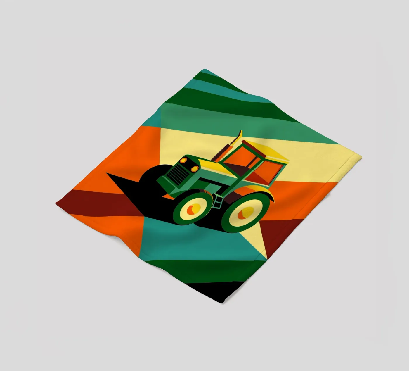 Tracktor-Vektor Fleecedecke von Elfath