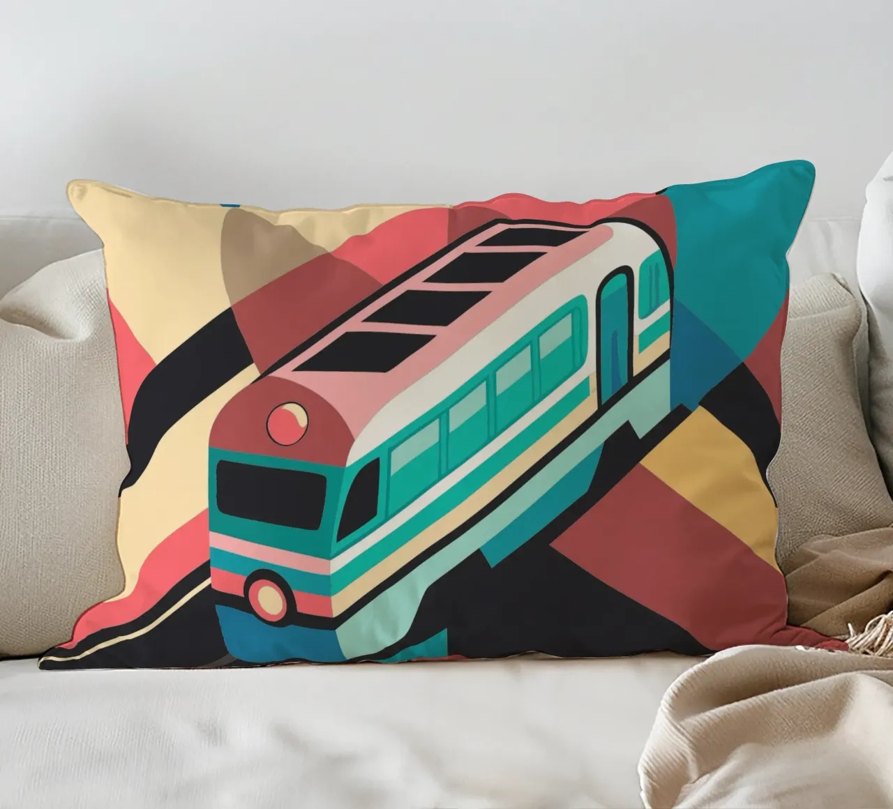 vettore locomotiva treno cuscino da Elfath